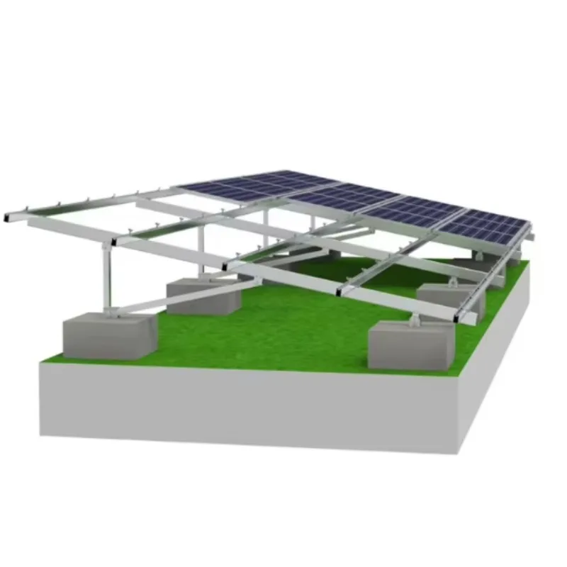Manufacturer Aluminum Customized Solar Panel Bracket Structure for Ground Mounting Racking System - Detail 1