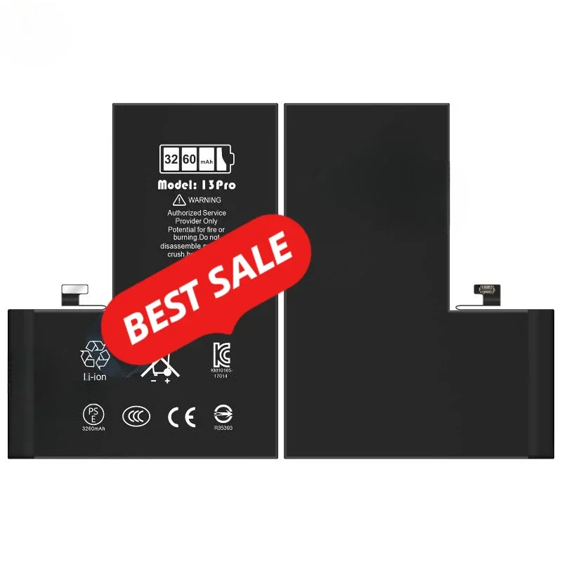 A2638/A2483/A2636 for IPhone 13Pro Phone Battery No Pop-up Interruptions Health 100% Replacement Bateria Grade A Cell with Tools