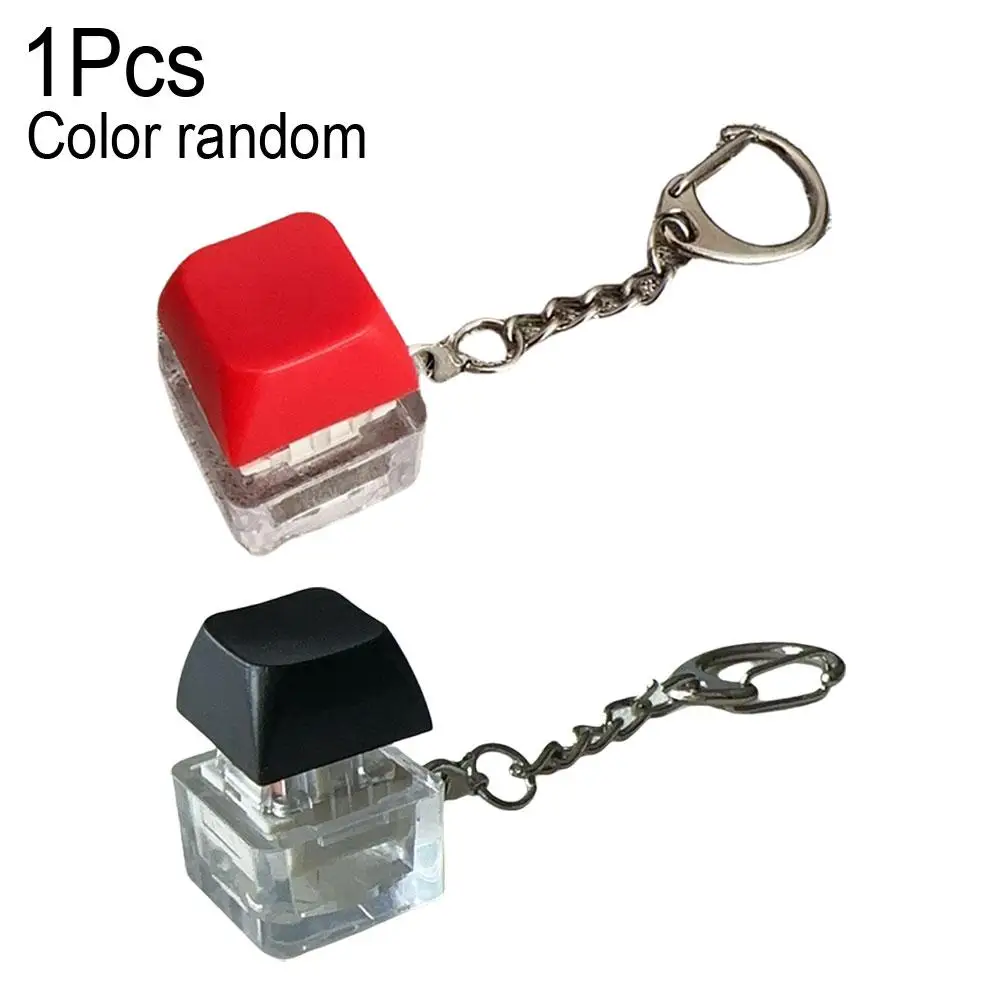 Electric Shock Prank Button Toy that plays tricks on people by pressing buttons Realistic Touch Keychain Pendant Stress Relief