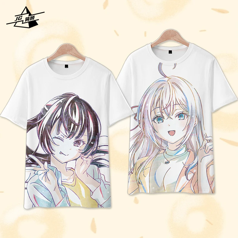 Alya Sometimes Hides Her Feelings in Russian Anime T Shirt Summer Men T-Shirt Casual Women Crew Neck Short Sleeve Tees