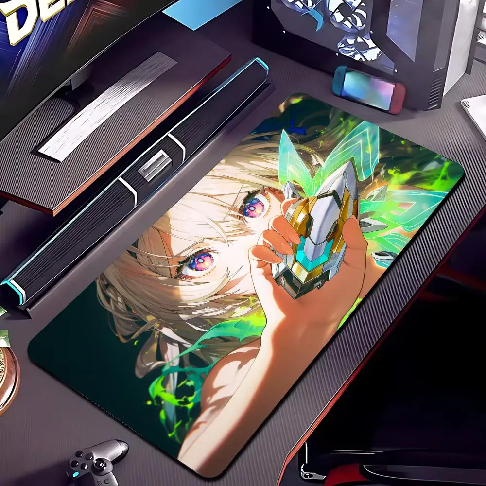 Honkai Star Rail Firefly Mouse Pad Large Playmat Gaming Customized Mat XXL Size Gamer Office Mousepad Logo Desk Mat