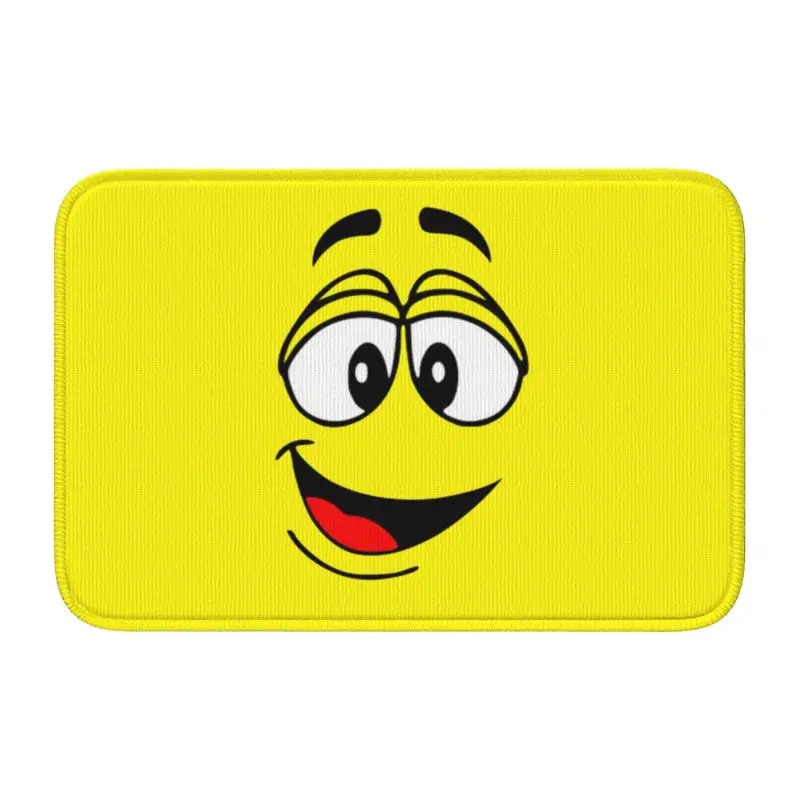 Custom Cartoon Chocolate Yellow Candy Faces Doormat Non-Slip Kitchen Bath Welcome Mat Bedroom Door Entrance Carpet Rug Footpad