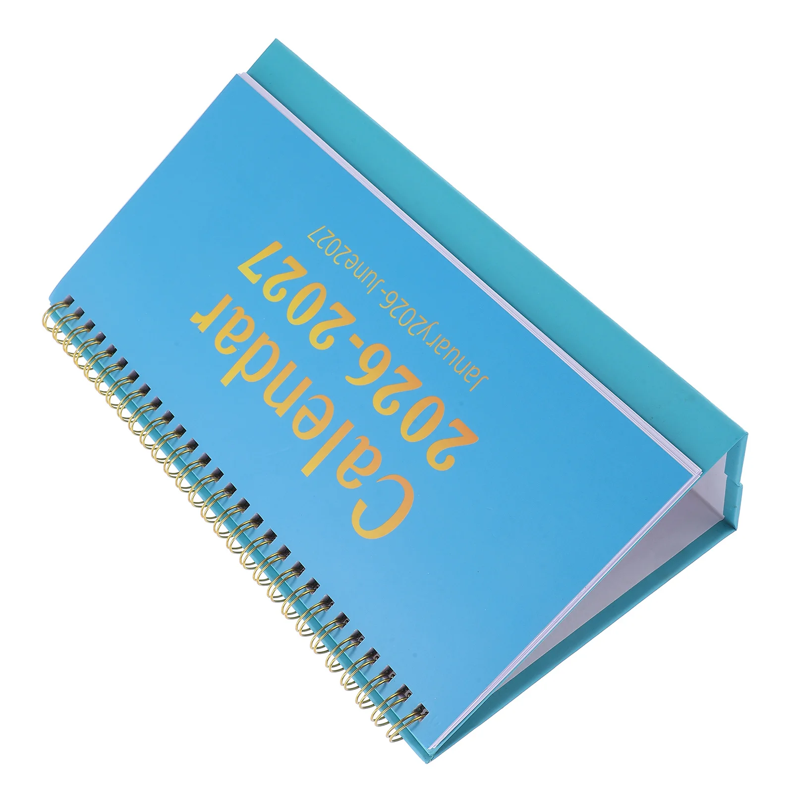 

Ежемесячный настольный календарь на 2026-2027, перекидной планировщик для офиса, дома, школы, многофункциональный настольный календарь, маленький 2026