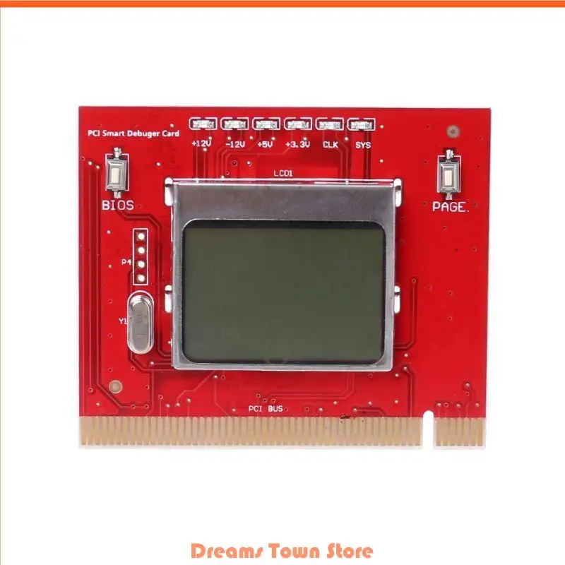 HX6A LCD PCI Display Computer Motherboard Diagnostic Tester Diagnostic Card Replacement Tester For PC