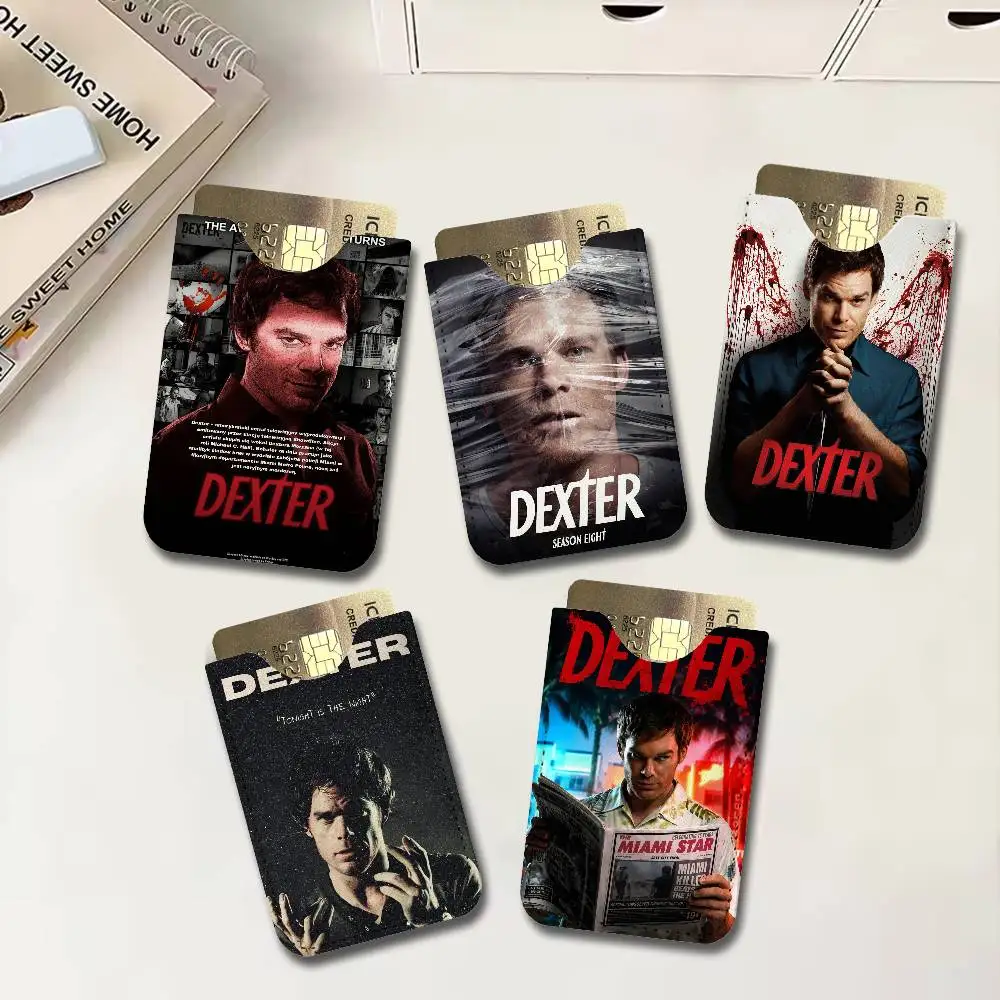 Dexter Morgan Character Card Protect Credit Bank Card Holder Case Slim Wallet Protector for Men Travel Shopping