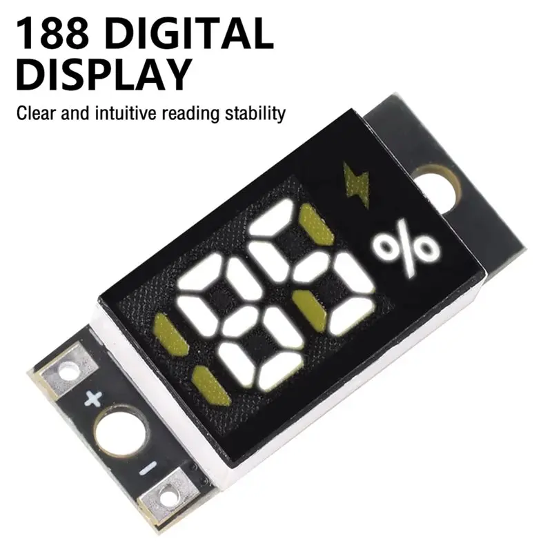 B76B Mini Battery Level Indicator Module 2S Lithium Battery Percentage Display Meter Power Monitor Board for DIY