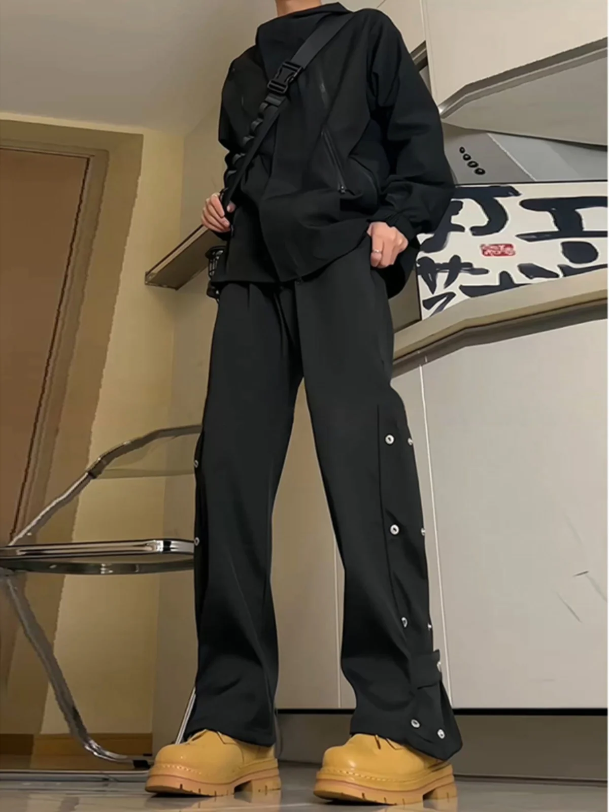 

Northeast Men's Fce Lined Waterproof Cargo Pants Winter Thiened Boots ible Utili Trousers Windproof