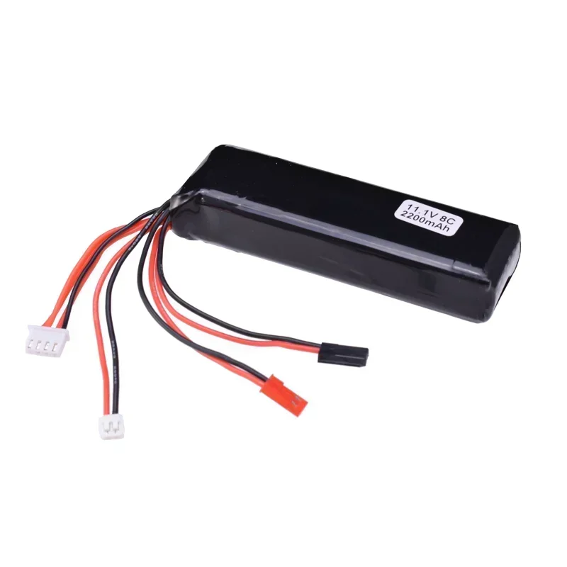 Brand New JST JR Futaba Plug Rechargeable 11.1V 2200mAh 8C 3S Lipo Battery for RC Drone Helicopter Quadcopter Transmitter Parts
