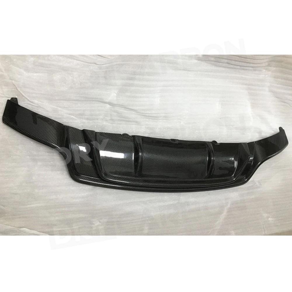Dry Carbon Fiber Rear Diffuser Bumper Spoiler for Audi A5 RS5 2012-2016 Rear Lip Bumper Guard Car Styling Body Kits FRP view 2