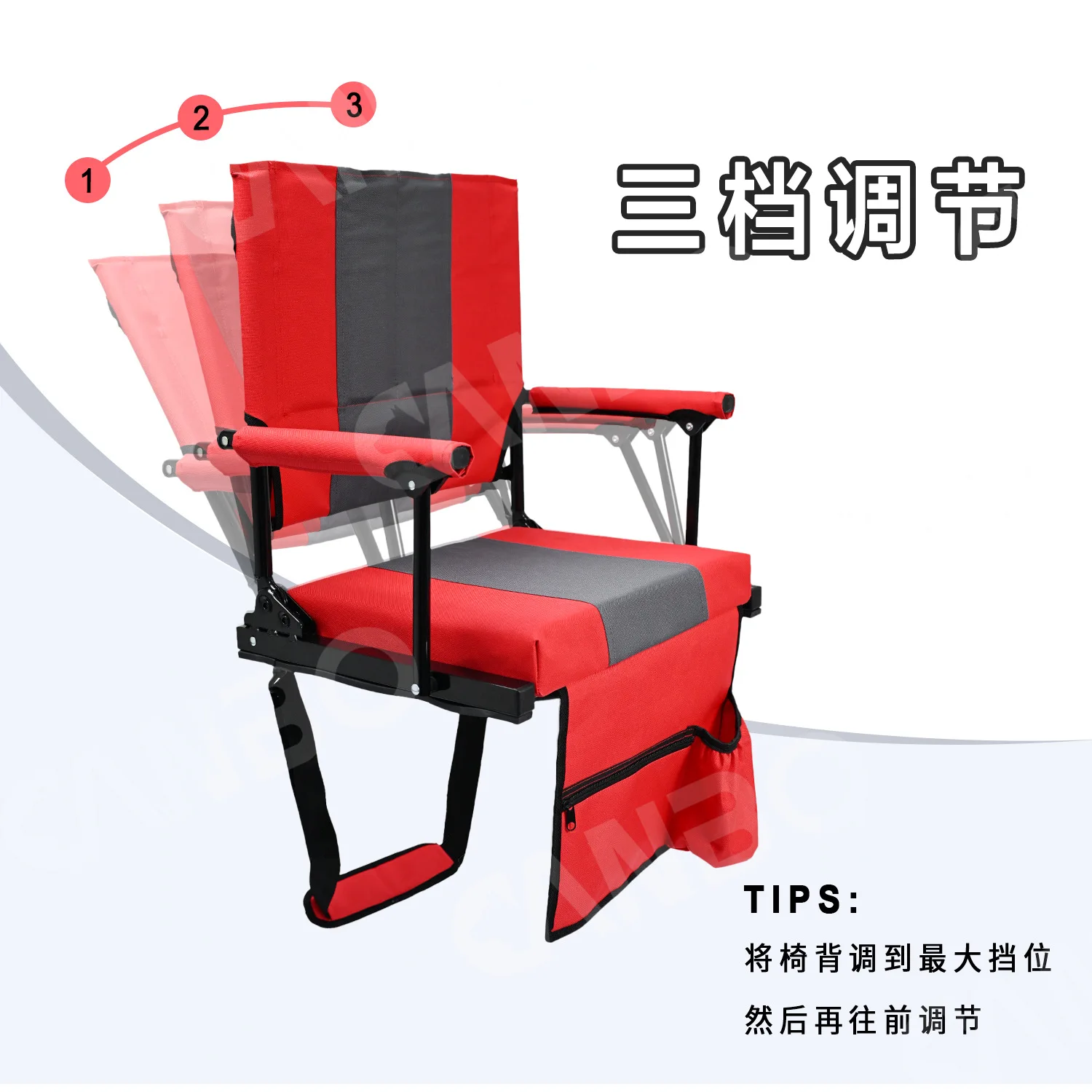 Custom Stadium Seat Cushion Amazon Outdoor Portable Stand Folding Chair Back Cushion Moisture Resistant Mat