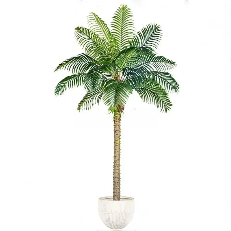 

Needle sunflower fake coconut tree bionic fake tree green plant potted plant indoor living room landscaping ornament