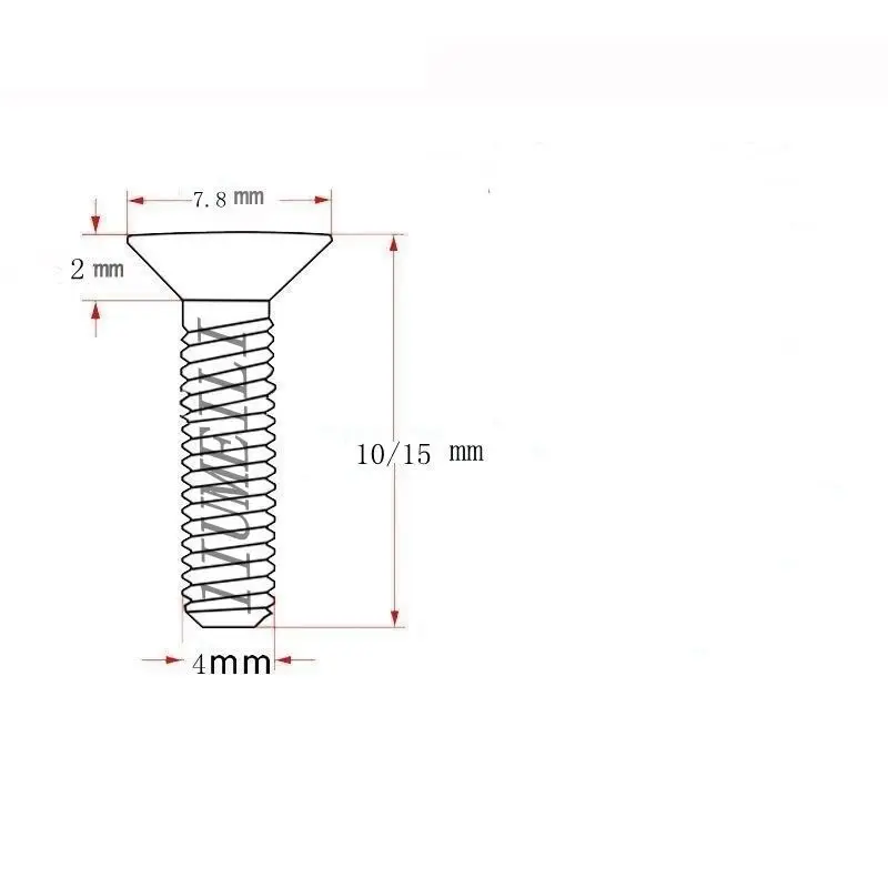 Liumeili tytanowa śruba Ti M4X10/15mm M5 M6x10 15 20 25 30 35 40mm klucz imbusowy płaski łeb stożkowy śruba z łbem