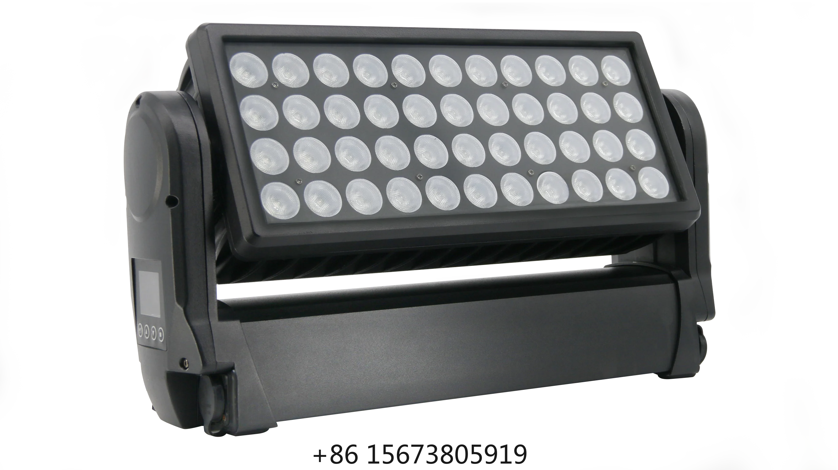 Outdoor RGBW Moving Head LED Wash Light with 25/35 Beam Angle 185 Tilt DMX512 Control IP65 Rated for Stage and Bar