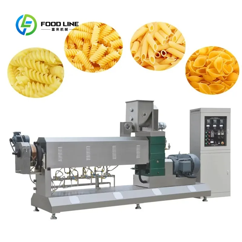 Custom Professional Macaroni & Pasta Production Line, Industrial Automatic Making Machine for Commercial Manufacturing
