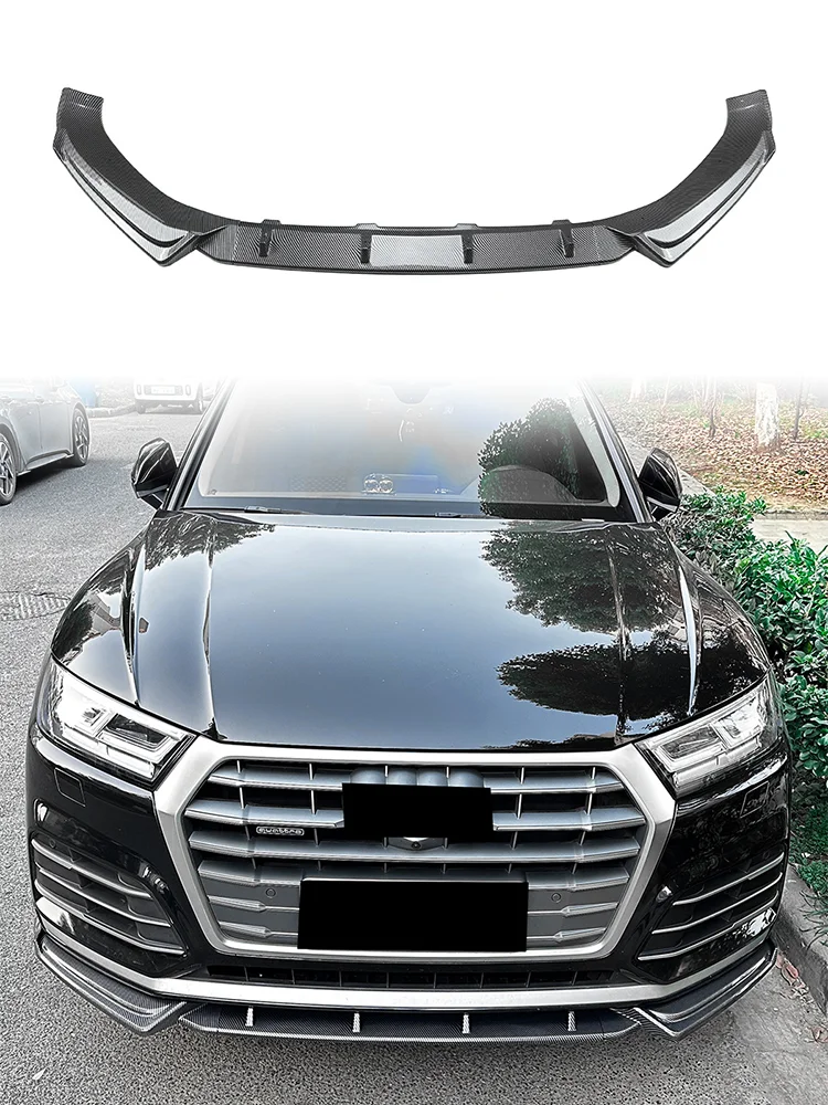 Für Audi Q5 SQ5 FY Sline 2018 2019 2020 Auto Frontstoßstange Lippe Spoiler Splitter Diffusor Schutzabdeckung Karosseriekit