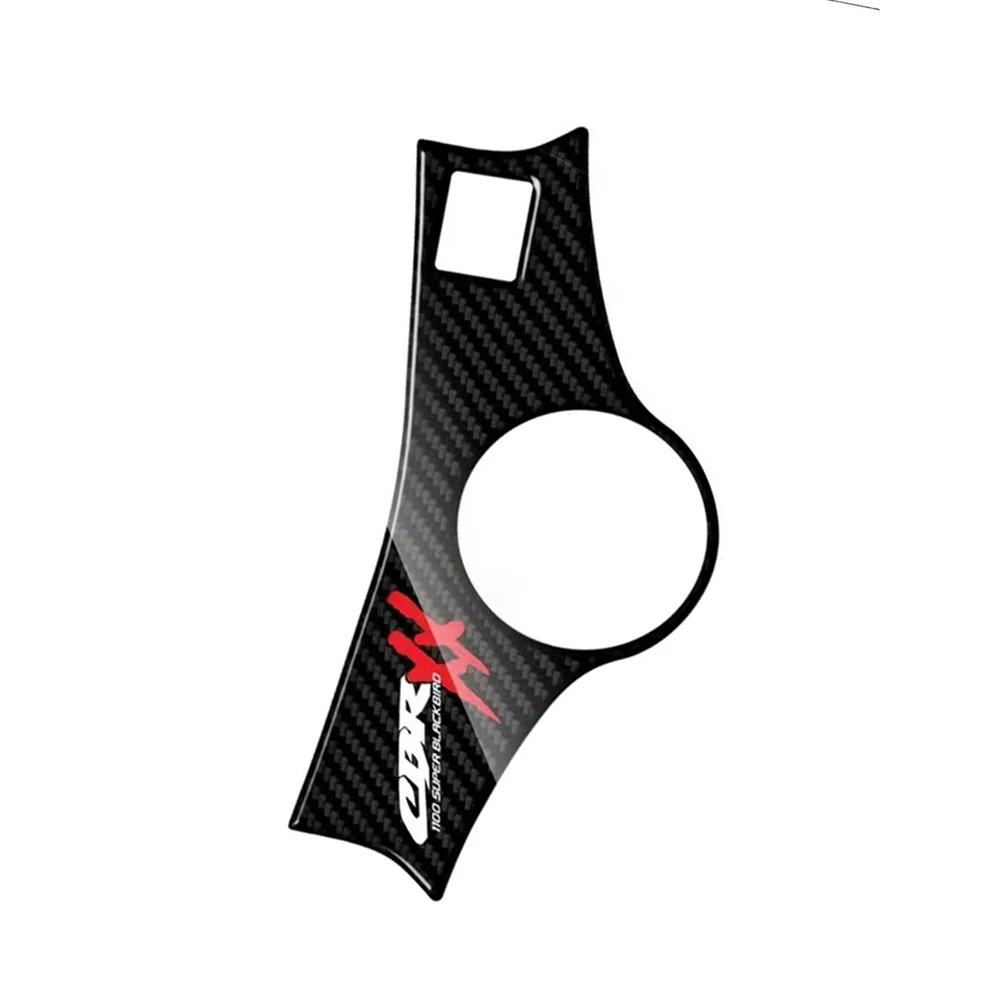 motorcycle 3D Carbon-look Top Triple Clamp Yoke Defender Decal sticker For Honda CBR1100XX 2002 2003 2004 2005 2006