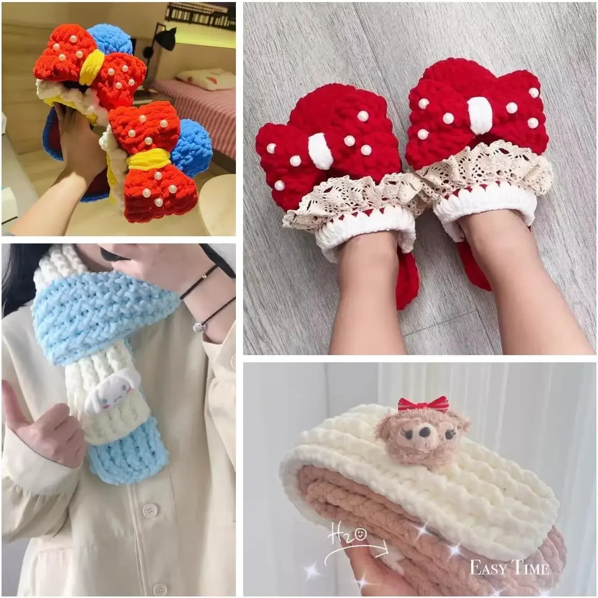 3 adet 300g şönil örgü ipliği yumuşak buz şerit hattı pamuk ipliği DIY yün iplik el yapımı örgü battaniye eşarp kalın iplik