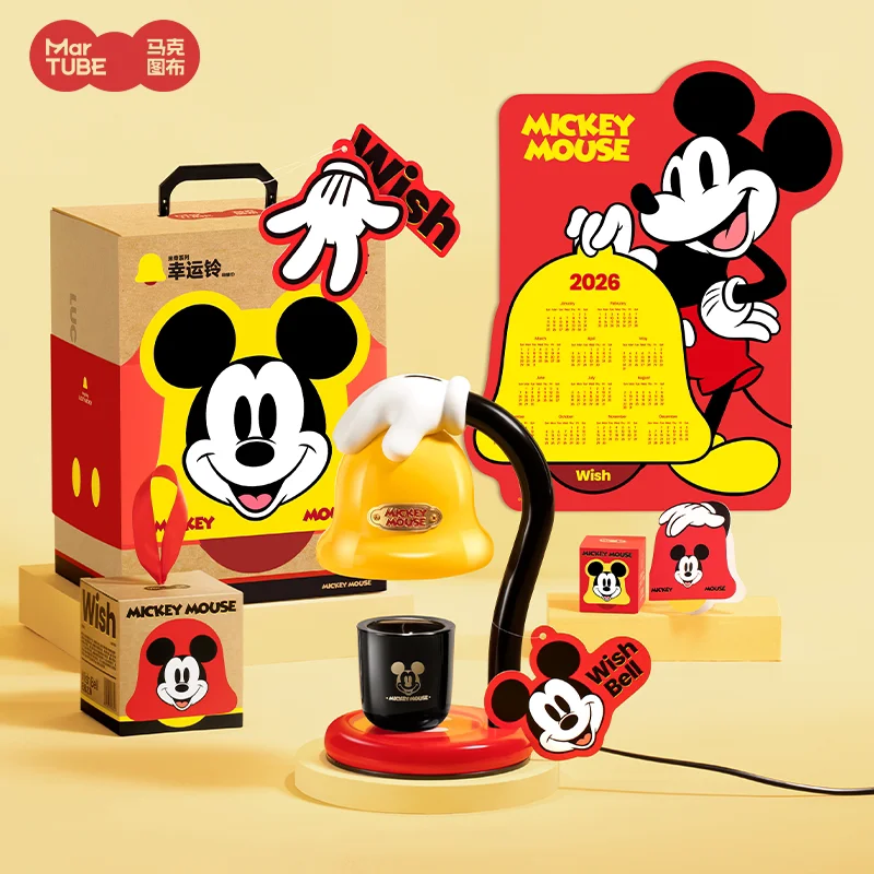 

Декоративная лампа-ароматизатор MarTUBE Микки Маус для восковых плавителей, настольная лампа для прикроватной тумбочки, украшение для гостиной, спальни, подарок на день рождения