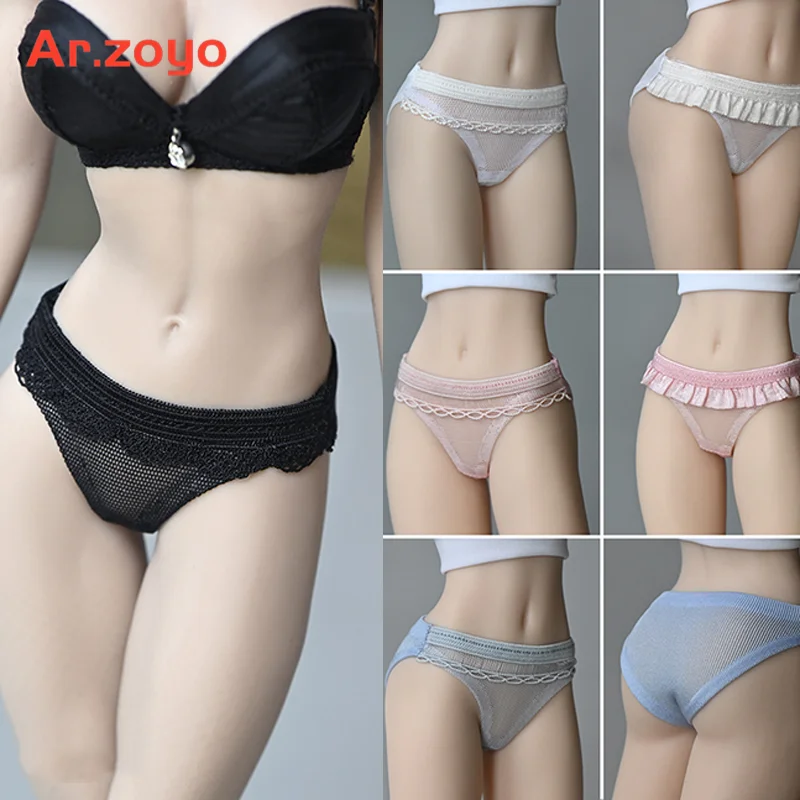 1/6 Scale Fmeale Action Figure Briefs Lace Underwear for 12 Inches PH TBLeague Figures