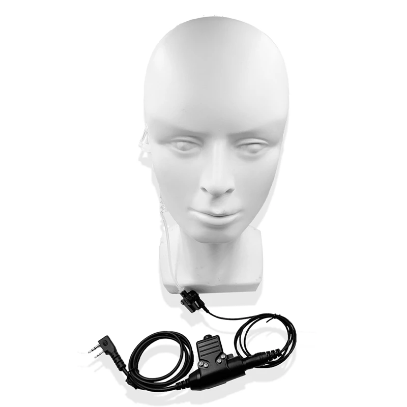 U94 наушники Walkie Talkie K Plug шеи горло микрофон наушник тактические наушники для Baofeng 5R 888S аксессуар для рации