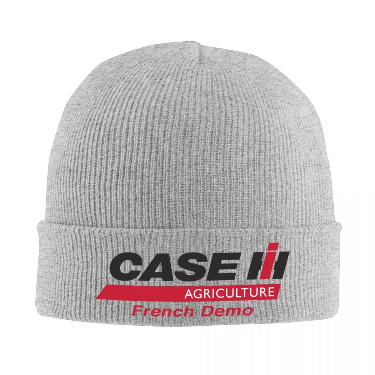 Tractor-Case Logo Warm Knitted Cap Fashion Bonnet Hat Autumn Winter Outdoor Beanies Hats for Men Women Adult