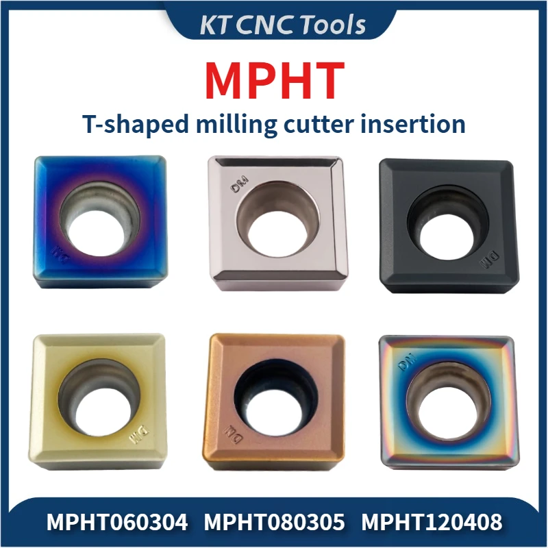 

KT CNC MPHT MPHT060304 MPHT080305 MPHT120408 SMD insertion SMC insert, T-shaped disc insertion three sided blade disc insertion