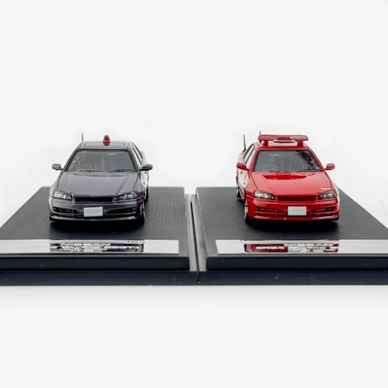 Mortal Diecast 1:64 Skala Nissan ER34 SKYLINE 25GT Alloy Symulacja modelu samochodu Kolekcja Wyświetlacz Pokaż prezent Ozdoba