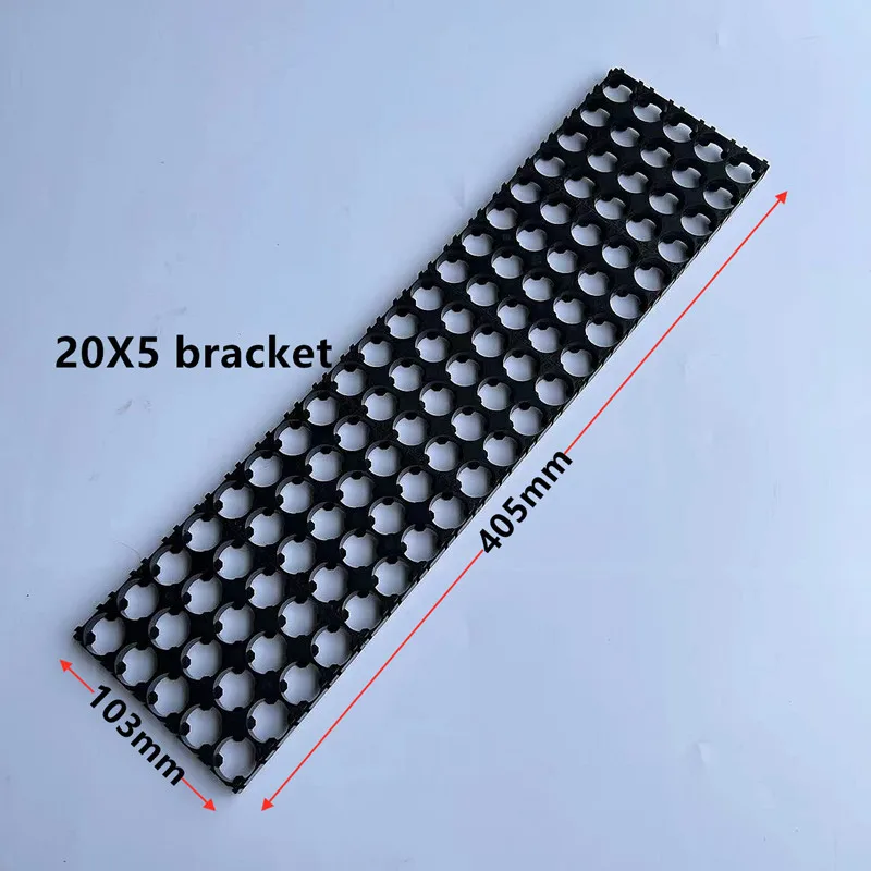 18650 Splicing Bracket 20 Series Combination Bracket Lithium Battery Pack Fixed Splicing Bracket 18.4MM