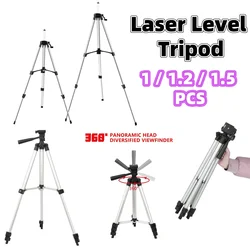 1/1.2M/1.5M Laser Level Tripod Adjustable Height Thicken Aluminum Tripod Stand For Self leveling Tripod Laser Level Tripod Stand