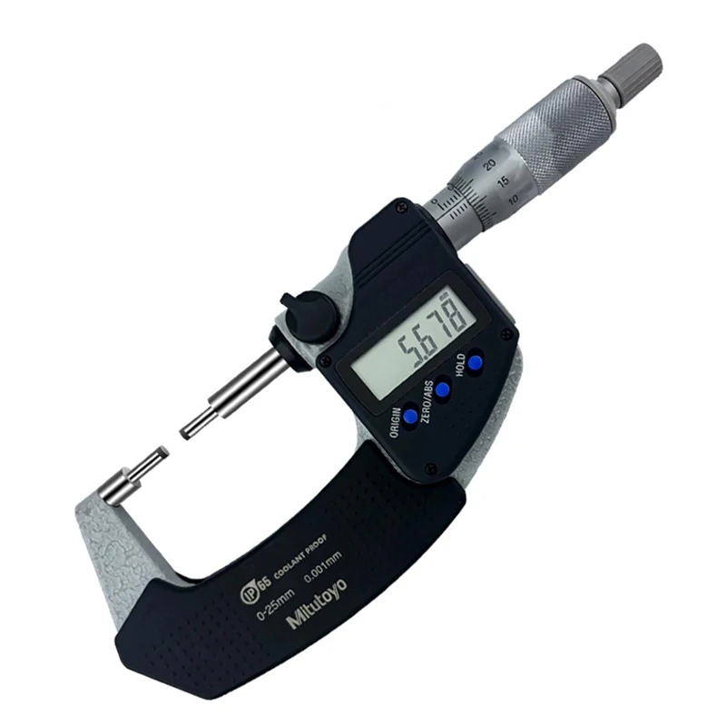 

Mitutoyo 331-251-30 SPM-25MX 331-261-30 SPM2-25MX Range 0-25mm Small Diameter Digital Spline Micrometers