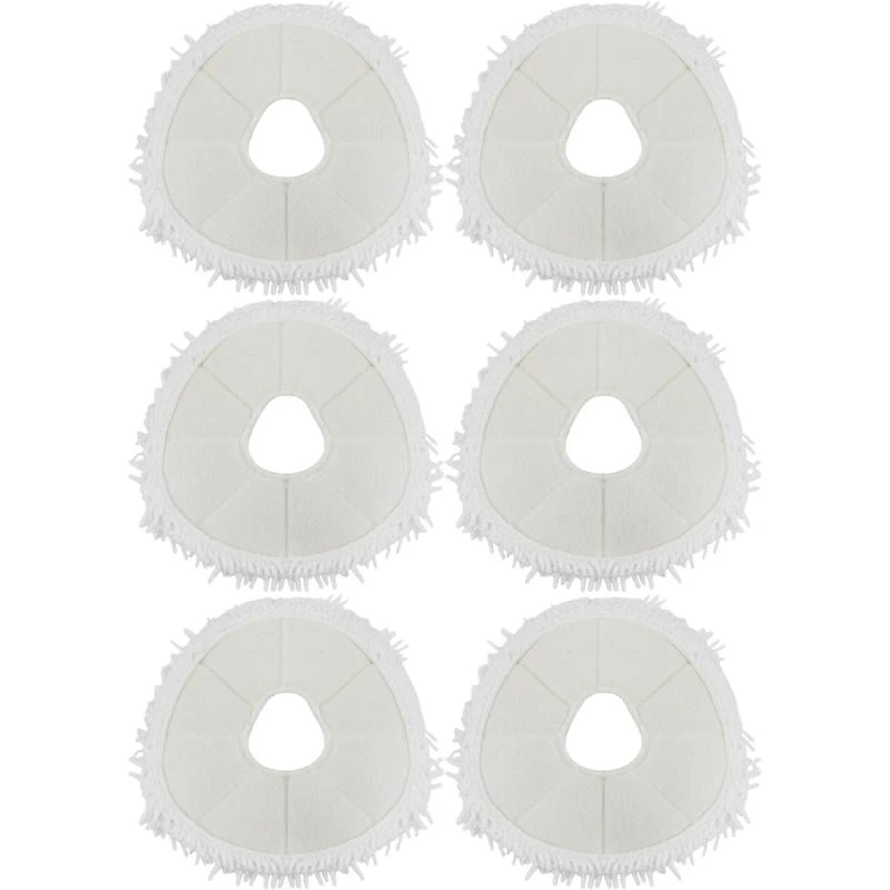 2/4/6/10Pcs Microfiber Mop Cloths for J1/J2 Robot Vacuum Cleaner Mop Pad Washable Wipes Replacement Accessories