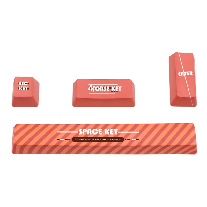 Колпачки для клавиш, набор из 4 предметов, индивидуальный колпачок для клавиш из ПБТ, колпачок для клавиш 6,25u, пробел,