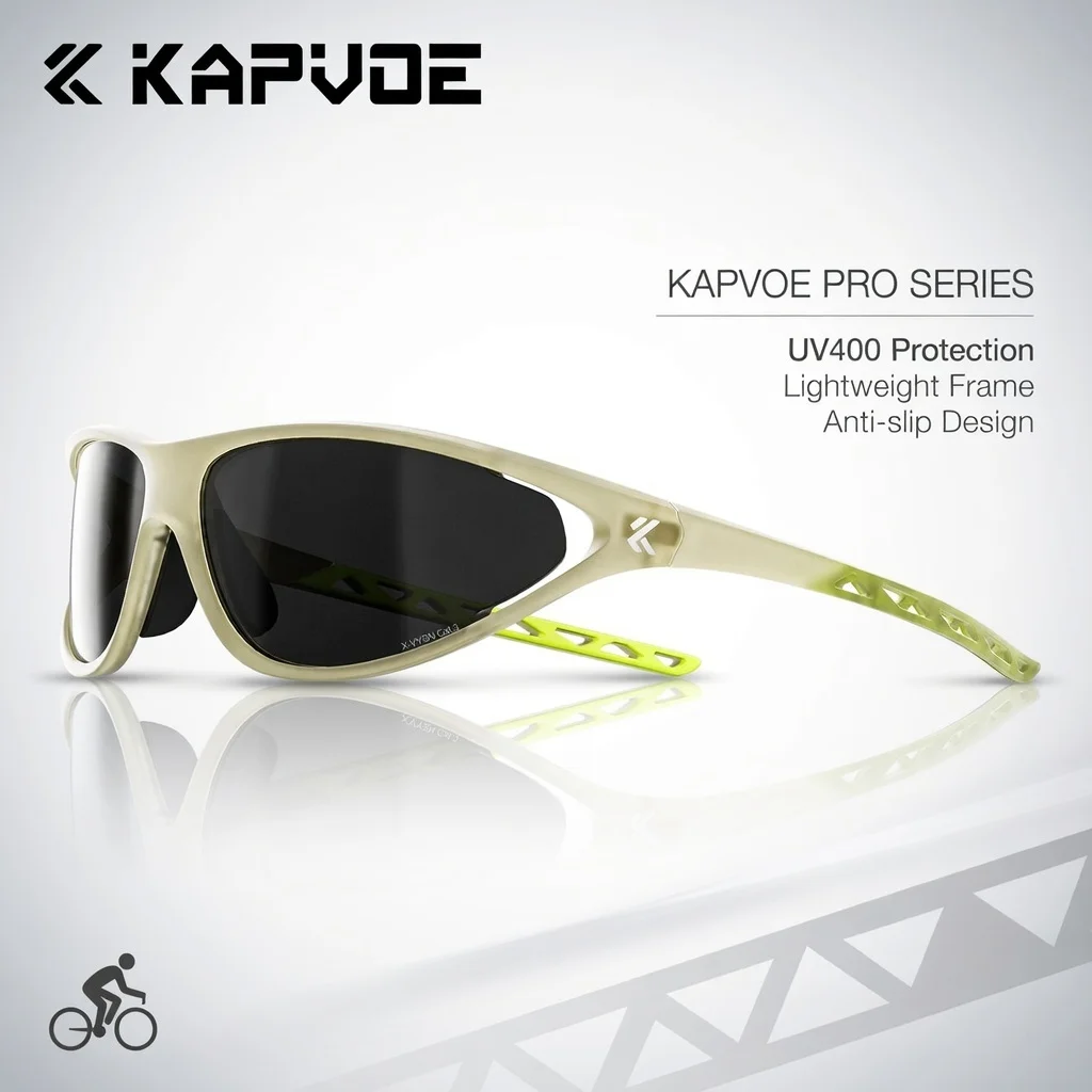 

Kapvoe Fashion Cycling Sunglasses for Men Red Photochromic Cycling Glasses Mountain Bicycle Goggles Hiking Eyewear Sports MTB