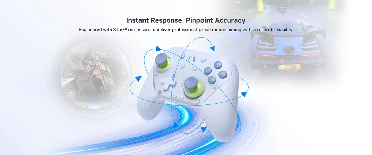 MOBAPAD CHITU 2 Kabelloser Controller für Nintendo Switch/Switch 2 NS2 PC Steam Bluetooth TMR Air Joystick HD Vibration Gaming – Detail 7