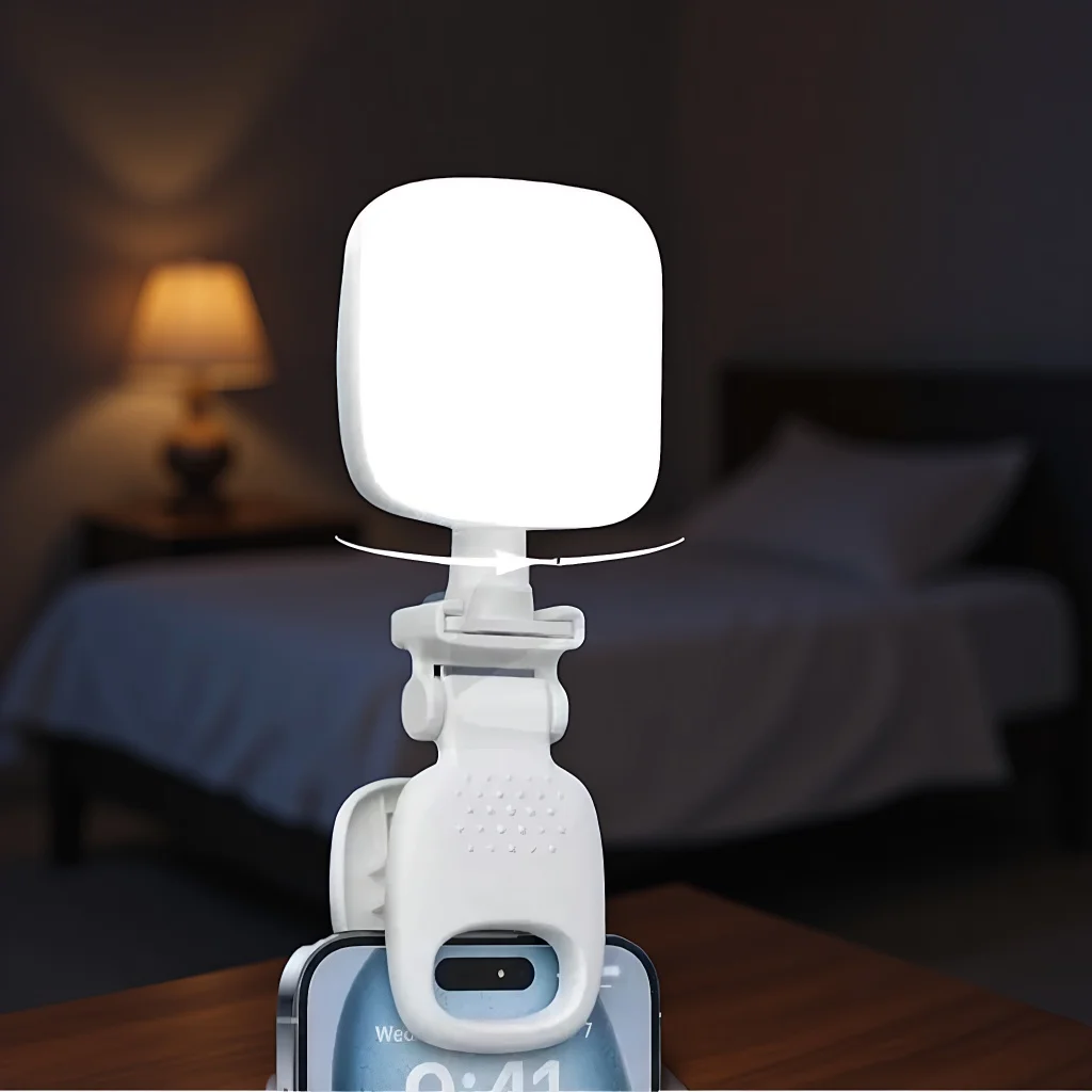 

Миниатюрная светодиодная лампа с креплением, 3 цветовые температуры, регулируемая яркость для телефона, DSLR-камеры, ноутбука, видео, портативный дополнительный свет