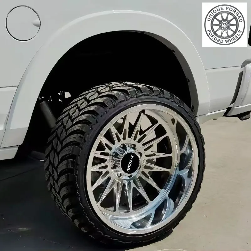 26 Style Polished Deep Dish Lip Off‑Road 20X12 22X12 24x14 26X12 26X14 28X14 8x170/8x180/8x165.1 Forged Wheels For Suv Pickup Tr