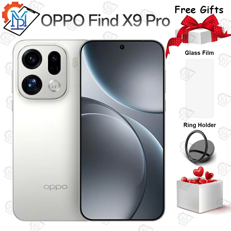 

Original OPPO FIND X9 Pro 5G Mobile Phone 6.78 Inches 120Hz Display Dimensity 9500 Camera 200MP Big Battery 7500mAh Smartphone