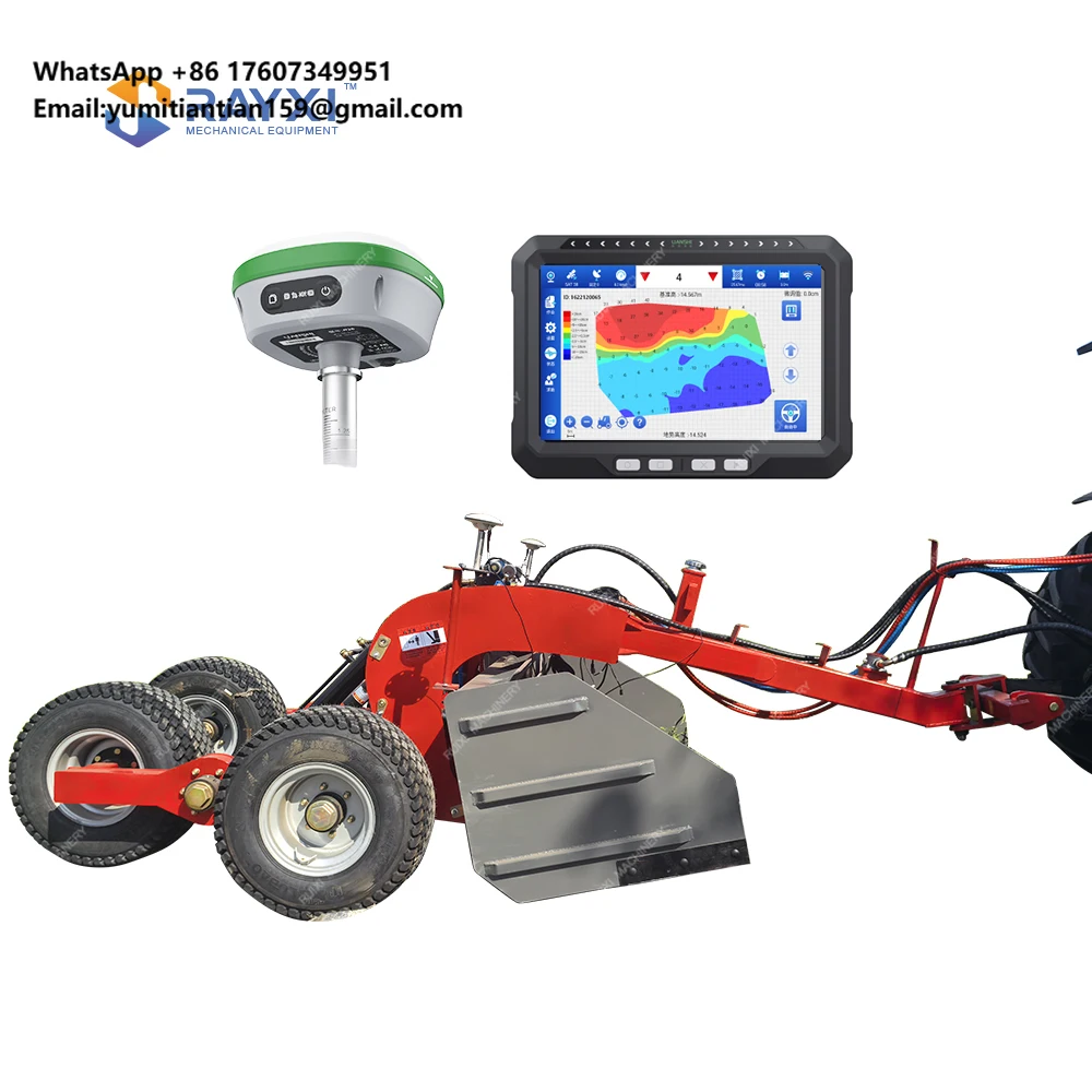 Smart Farming Tractor-Mounted Land Leveler with Auto Lasr/GPS Guidance for Precision Field Leveling and Seedbed Preparation