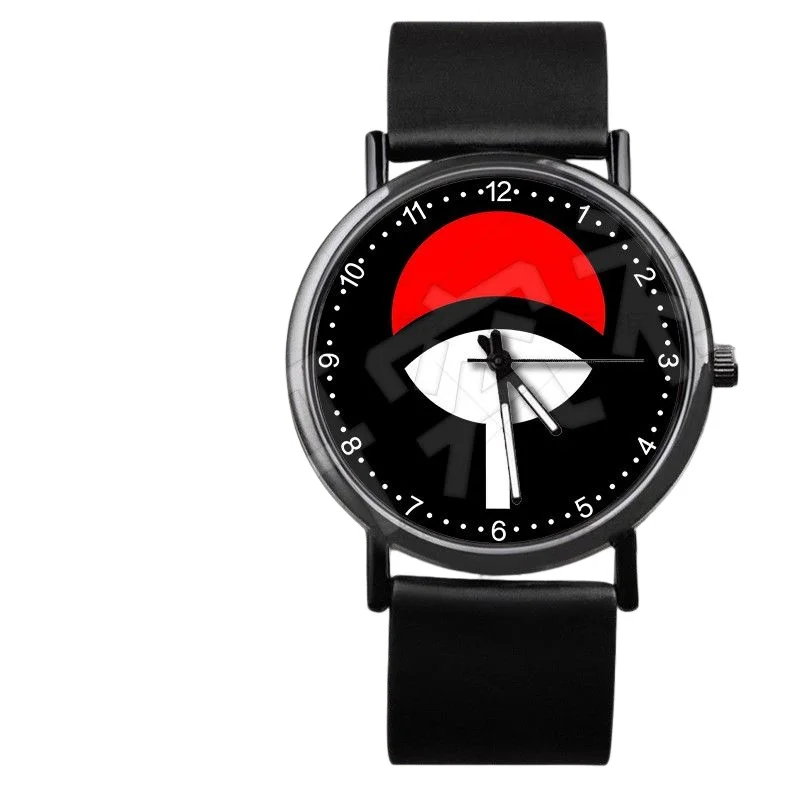 Naruto Cartoon Anime Merchandise Mangekyō Sharingan Uchiha Itachi, Sasuke, Naruto im gleichen Stil, kreative Studentenuhr als Geschenk – Detail 6