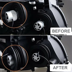 1pc Soft Rubber Dust Cover For Car Auto Headlight Universal LED Light Seal Cap Abajur Фары Мазда Автомобильные Товары Shell