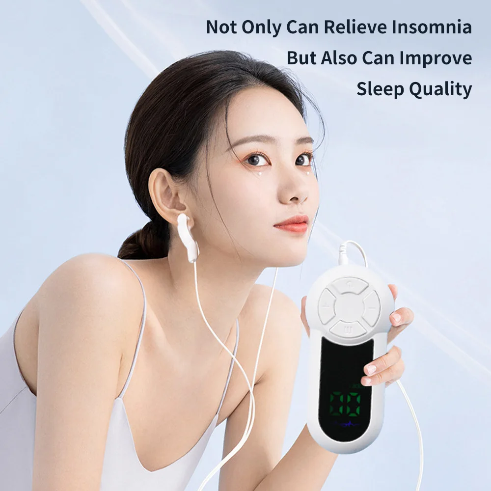 Ces جهاز مساعد النوم الأرق القلق الاكتئاب الإغاثة Ems النوم المساعدة عبر الجمجمة تدليك مكركرنت الصداع النصفي التنويم المغناطيسي #5