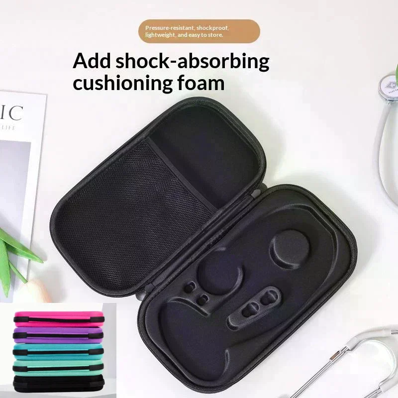 Stethoscope Case Shockproof Stethoscope Bag Travel Portable Carrying Case Lightweight Stethoscope Storage Bag Organizer view 3