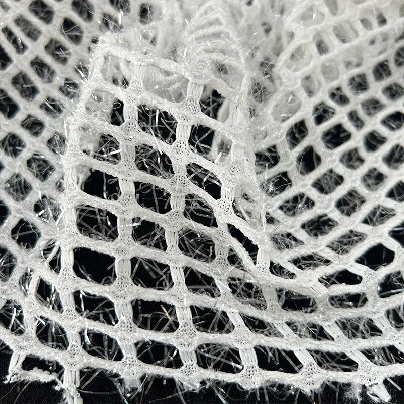 

Сетчатая ткань, сплошной цвет, стекловолокно, большая сценическая сборка, украшение, плетение, яркая линия, полая свадьба для одежды, шитье своими руками