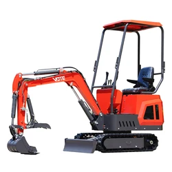 Excavadoras Kubota CE EPA personalizadas directamente de fábrica, excavadora pequeña sobre orugas, miniescavadora hidráulica de 1 tonelada y 2 toneladas usada en el hogar