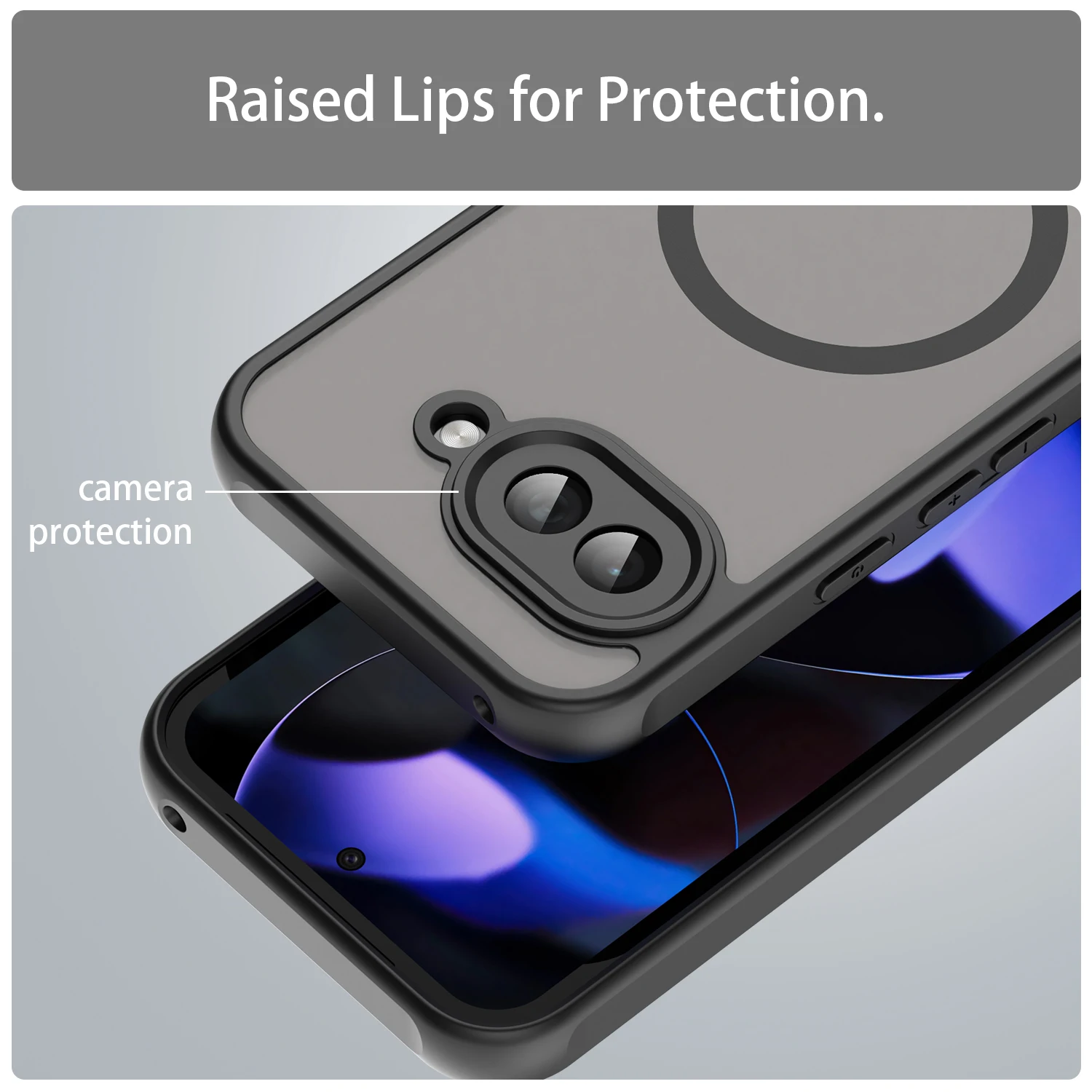 Picture 6: For Pixel 9A Matte Case, Compatible with MagSafe Drop Protection Slim Protection Translucent Cover For Google Pixel 9a