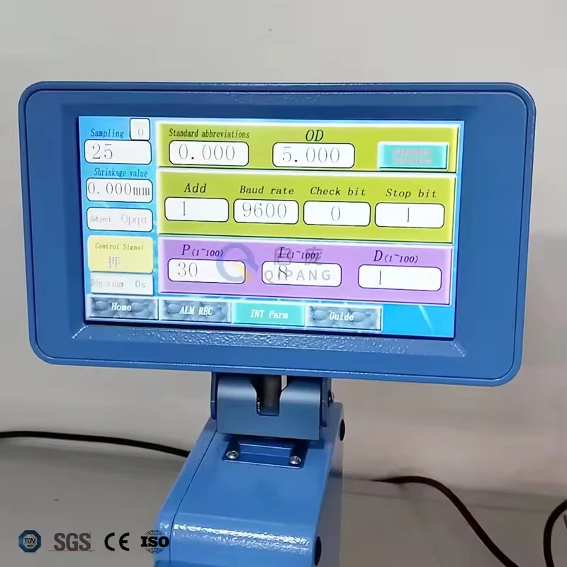 QP-3025MM high accuracy laser scanning gauge steel wire Extruder Diameter control remote display Laser outer diameter gauge