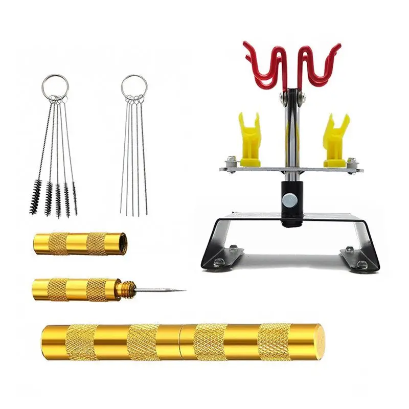 AT29-حامل البخاخة مع ملحقات منظف البخاخة تدوير محطة تثبيت حامل عدة حتى 4 جبل حامل بندقية رذاذ