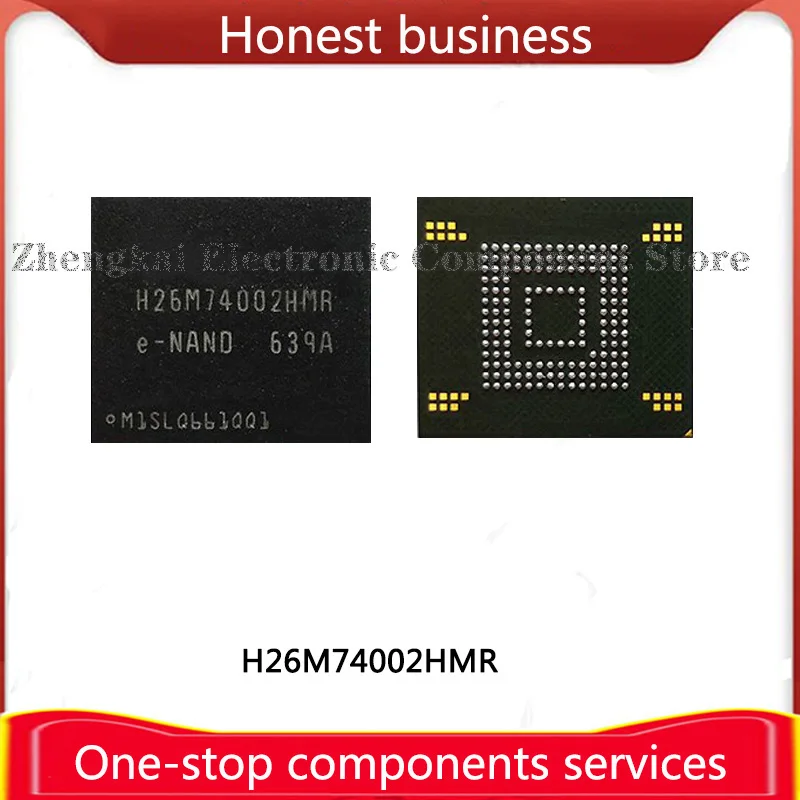 

H26M74002HMR 64G 100% рабочий 100% качество BGA153 EMMC 64 ГБ чип мобильного телефона жесткий диск памяти компьютерное хранилище H26M74002
