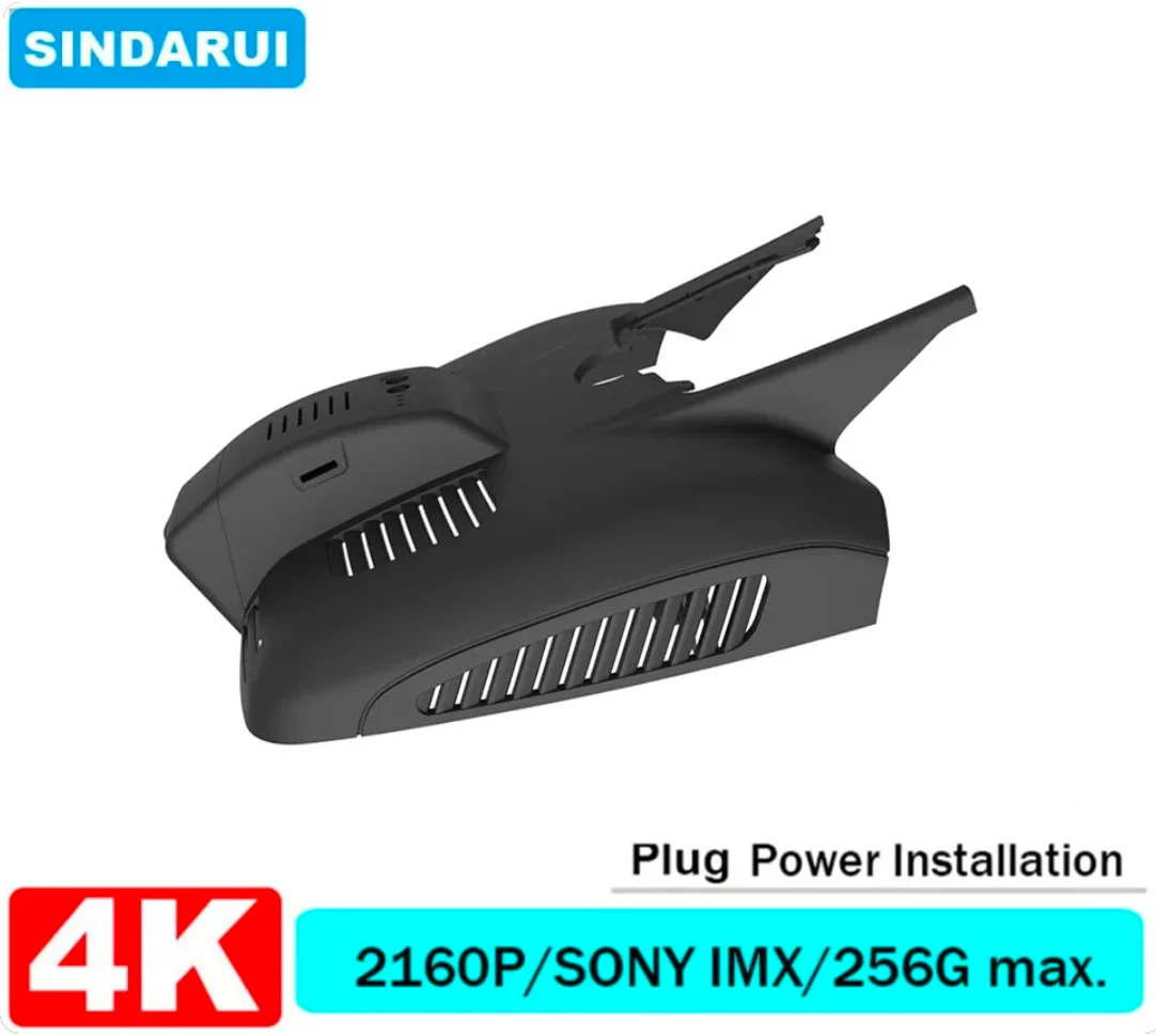 

4K HD 2160P Plug and Play Car DVR Wifi Dashcam Dual Lens For Mercedes-Benz E Class w213 E200 E260 C200 convertible, 2018 2019