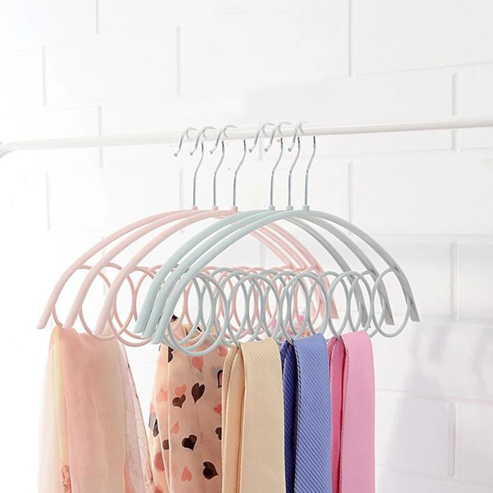 

4 Pcs Non-slip Hanger Organizer Closet Rack Belt Tie Scarf Hangers for Scarves Wardrobe
